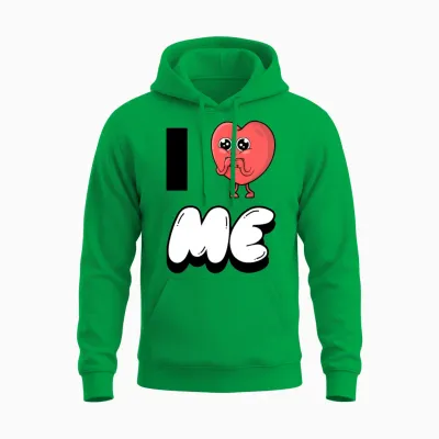 I Love Me 6 Unisex Hoodie - Irish Green