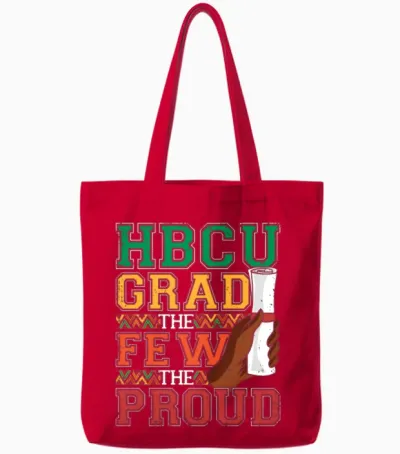 Historically Black Colleges and Universities Grad Tote Bags - Red