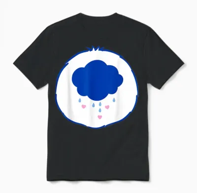 Care Bears Grumpy Belly Unisex T-Shirt - Black