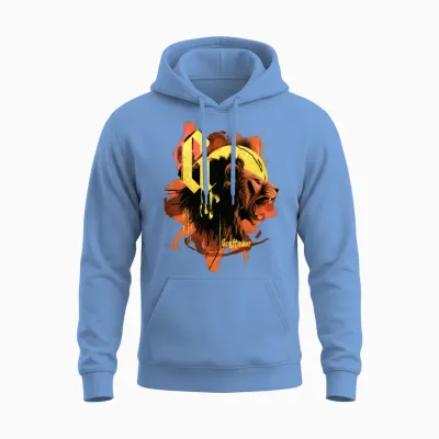 Harry Potter Gryffindor Lion Unisex Hoodie - Carolina Blue