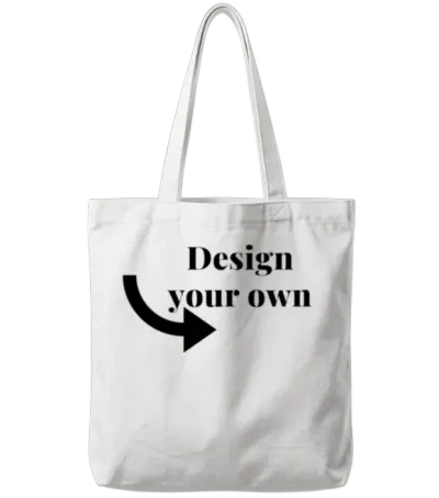 Design Your Own Tote Bags - White