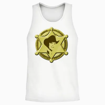 Rosco P. Coltrane Unisex Tank Top - White