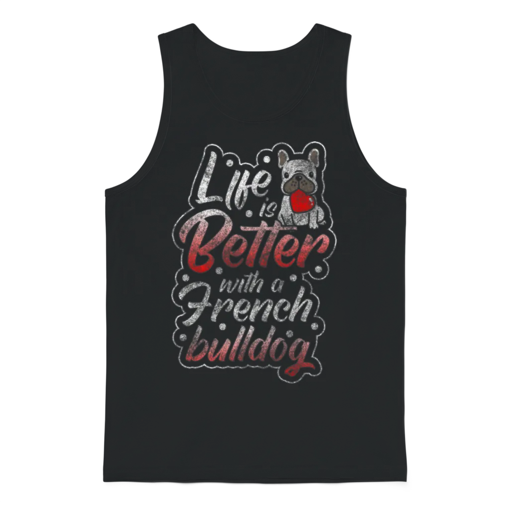 Bulldog Dog Owner Hunting Dog Unisex Tank Top - Black