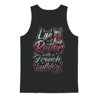Bulldog Dog Owner Hunting Dog Unisex Tank Top - Black – 1