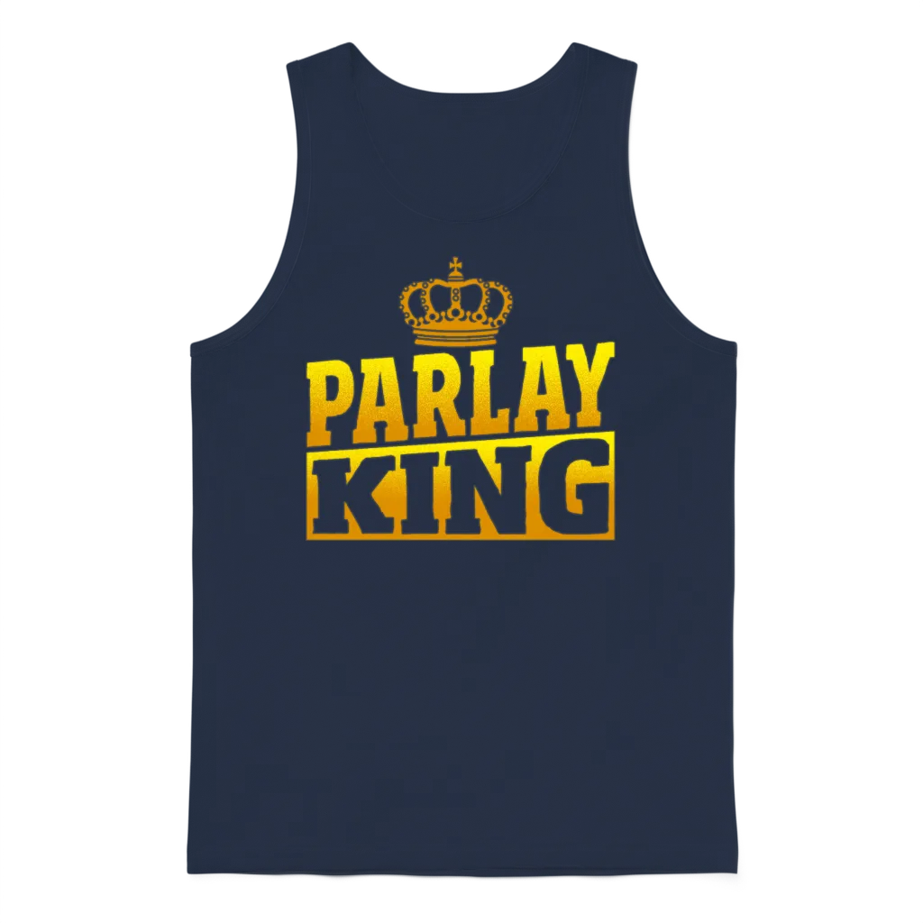 Parlay King Sports Betting Parlay Picks Sports Unisex Tank Top - Navy