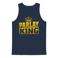Parlay King Sports Betting Parlay Picks Sports Unisex Tank Top - Navy – 1