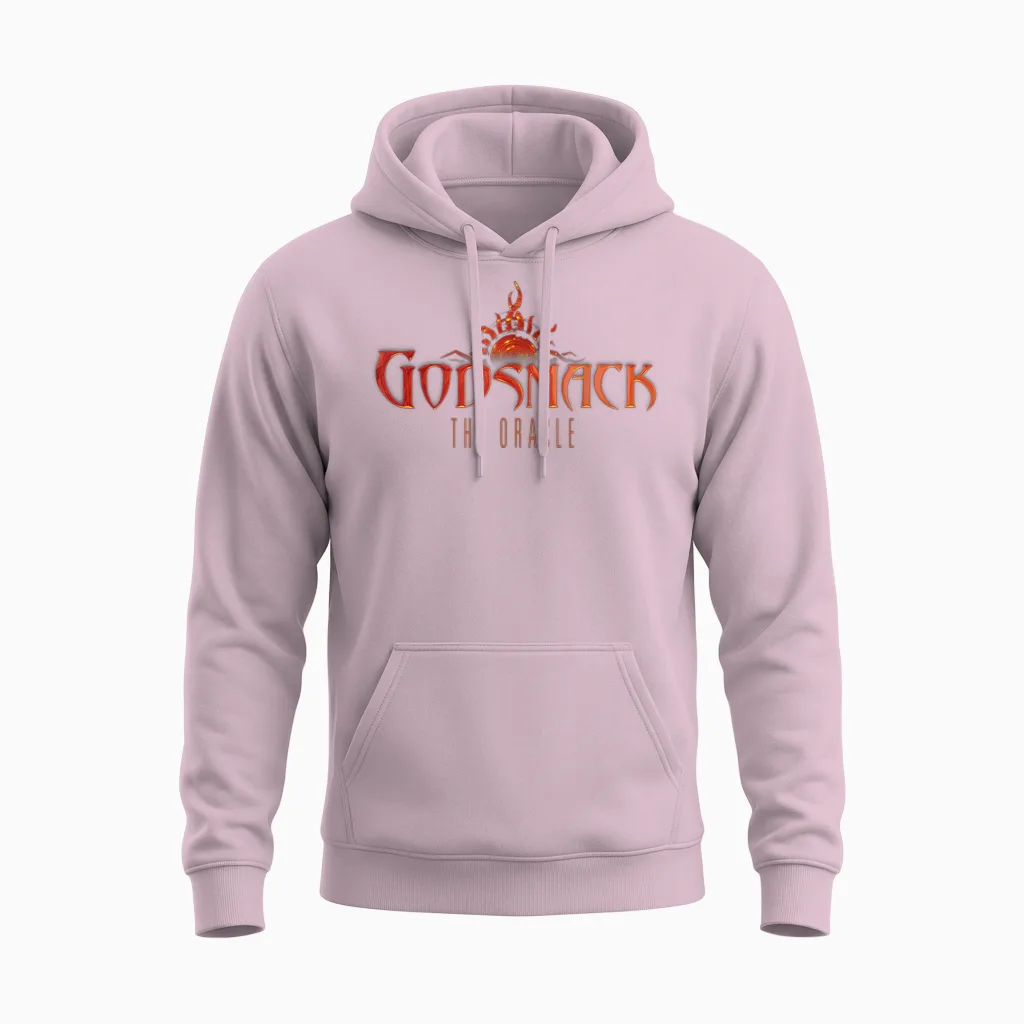 Godsmack the Oracle Red Unisex Hoodie in Light Pink
