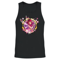 Mia & Me Flowers and Mia the Elf Unisex Tank Top - Black – 2