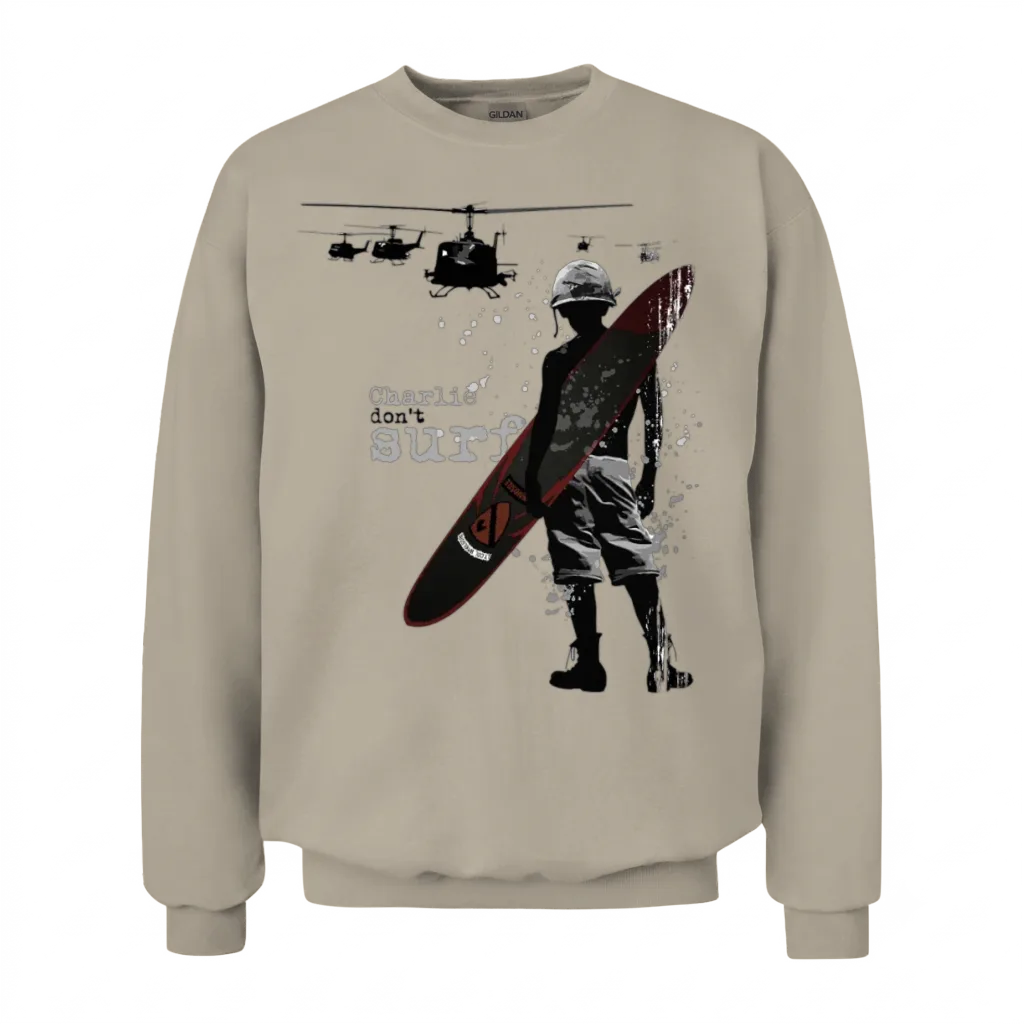 Charlie Dont Surf Unisex Sweatshirt - Sand