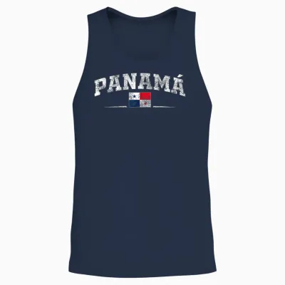 Panama Unisex Tank Top - Navy