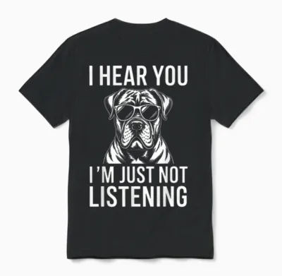 Cane Corso Lustiger Cane Corso Unisex T-Shirt - Black