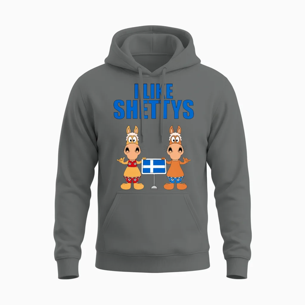 I Like Shettys Horses Pferde Reiten Pferd Horse Unisex Hoodie in Graphite Heather
