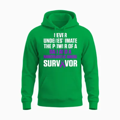 World Narcissistic Abuse Awareness Dad Survivor Unisex Hoodie - Irish Green