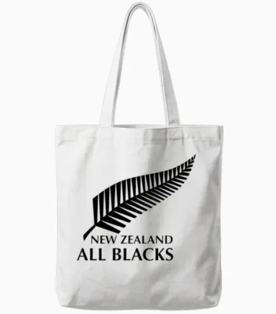 New Zealand All Blacks Tote Bags - White