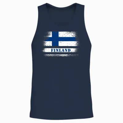 Finland Finn Gifts for Women Men Kids Unisex Tank Top - Navy