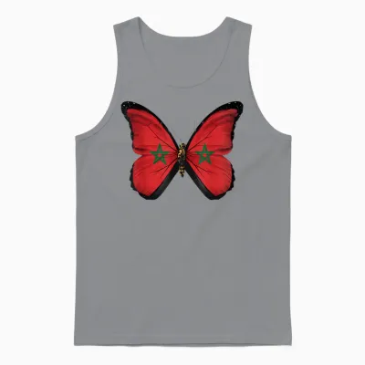 Maroc Roots Flah Marocaine Unisex Tank Top - Sport Grey