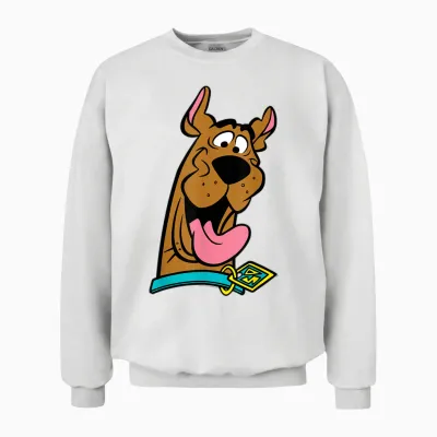 Scooby-Doo Scooby Happy Unisex Sweatshirt - White