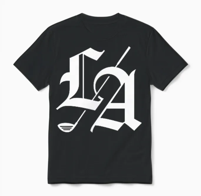 Tgl Avant/arrière Sous Licence Officielle Unisex T-Shirt in Black