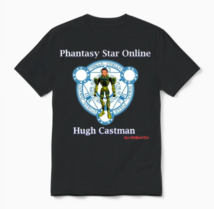 Pso Hugh Castman - the Phasboys Unisex T-Shirt in Black