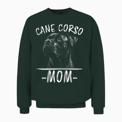 Cane Corso Mom Canne Pour Chien Unisex Sweatshirt - Forest