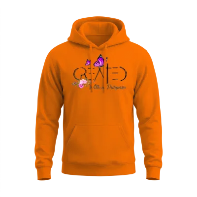Created with a Purpose Unisex Hoodie - Safety Orange
