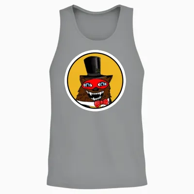 Bear Meme Token Unisex Tank Top - Sport Grey