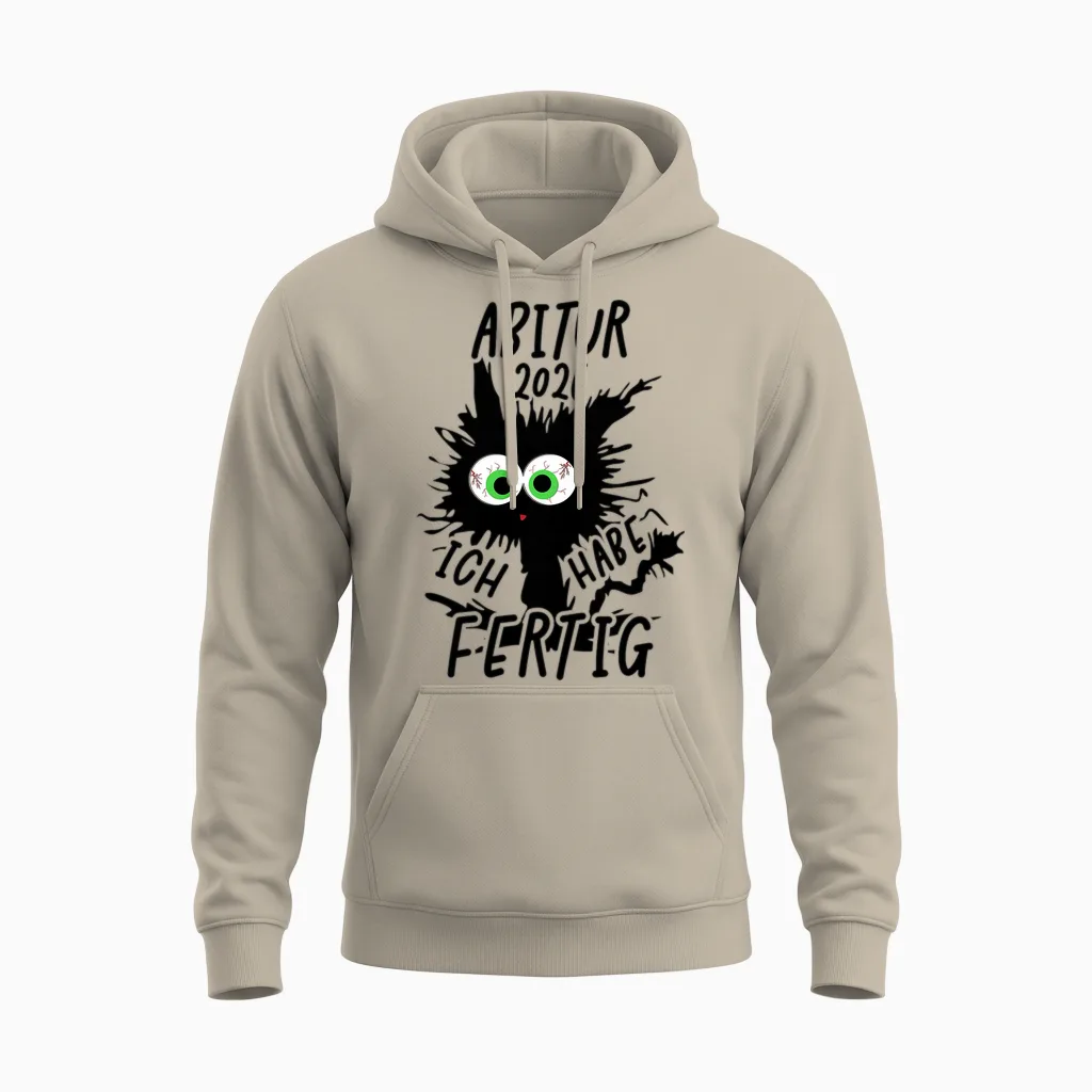 Abitur 2026 Ich Habe Fertig Unisex Hoodie in Sand