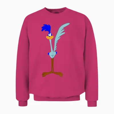 Looney Tunes Road Runner Simple Portrait Unisex Sweatshirt - Heliconia
