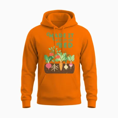 Gardener Plants Flower Unisex Hoodie - Safety Orange