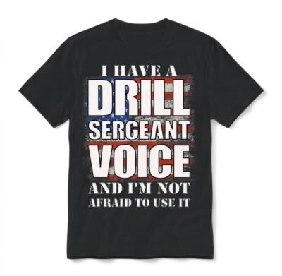 Yell Like a Drill Sergeant Army Meme Unisex T-Shirt - Black