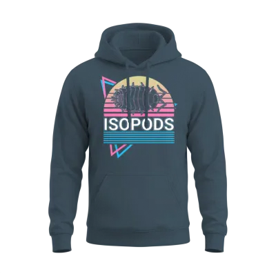 Isopods Retro Unisex Hoodie - Dark Heather
