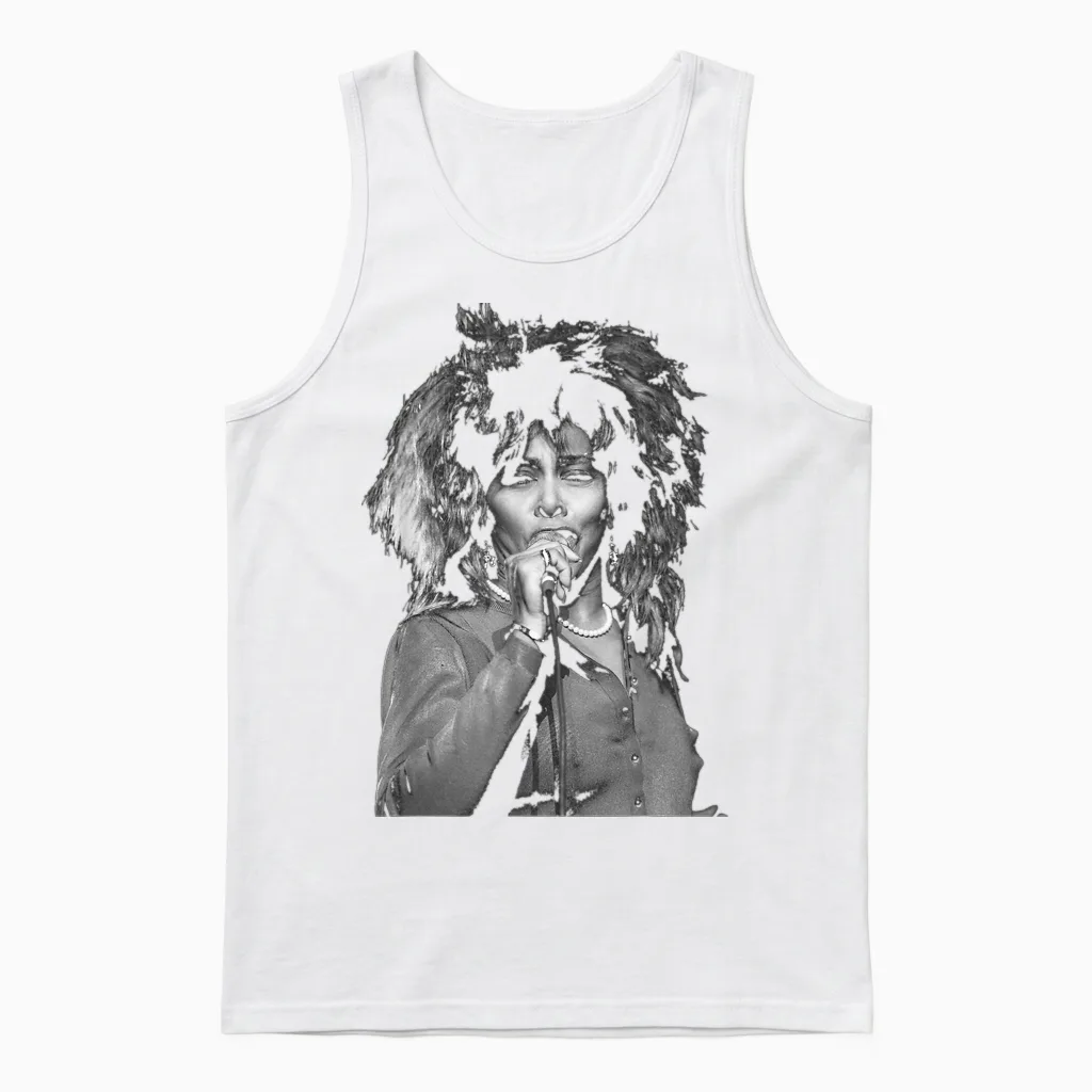 Tournée Mondiale Live Break Every Rule De Tina Turner En 1987 Unisex Tank Top in White