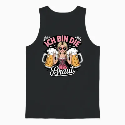 Ich Bin Die Braut Jga Junggesellinnenabschied Unisex Tank Top - Black