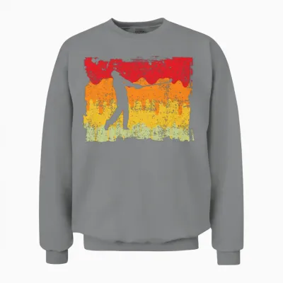 Golf Retro Unisex Sweatshirt - Sport Grey