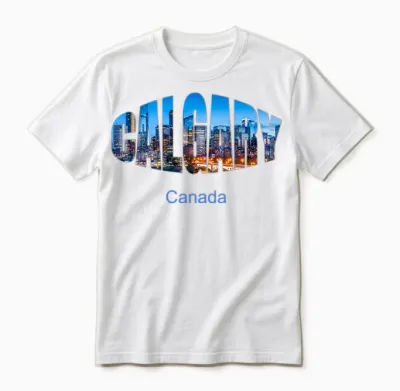 Voyage à Calgary Canada T-Shirt Haut De Gamme Unisex T-Shirt - White