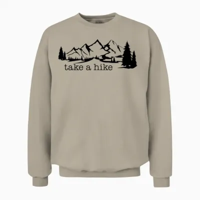 Take a Hike Unisex Sweatshirt - Sand