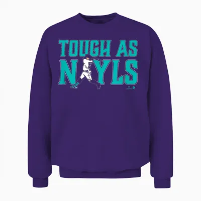 Josh Naylor - Tough as Nayls - Seattle Baseball Unisex Sweatshirt - Purple
