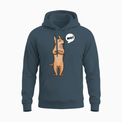 Stubborn Carolina Dog Unisex Hoodie - Dark Heather