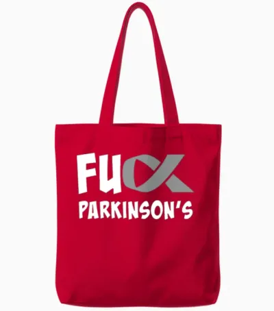 Parkinson's Disease Awareness Month Tote Bags - Red