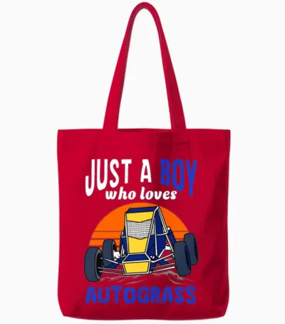 Retro Tote Bags - Red