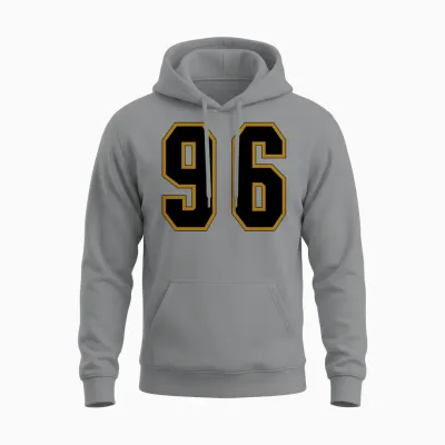Jersey Number 96 Unisex Hoodie - Sport Grey