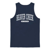 College Style Beaver Creek Colorado Unisex Tank Top - Navy – 1
