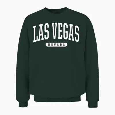 Las Vegas College University Style Nv Usa Unisex Sweatshirt - Forest