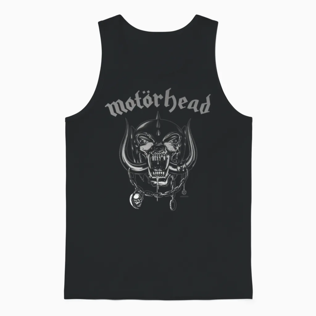 Motörhead Metallic Warpig Unisex Tank Top in Black