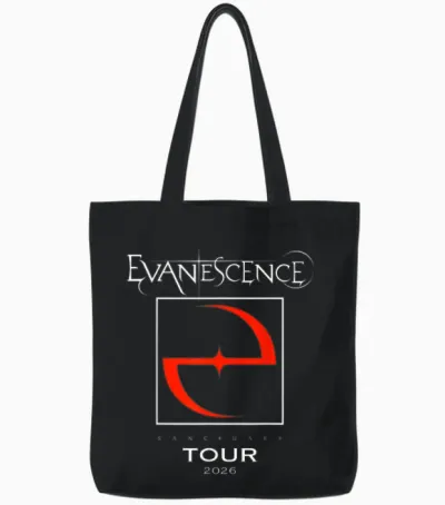 Evanescence 2026 World Tour Tote Bags - Black