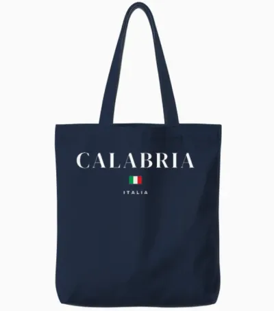 Calabre Italie Tote Bags - Navy