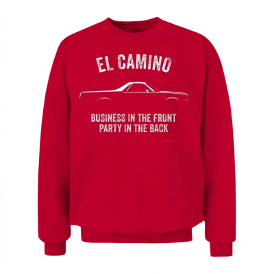 El Camino Slogan W Unisex Sweatshirt - Red