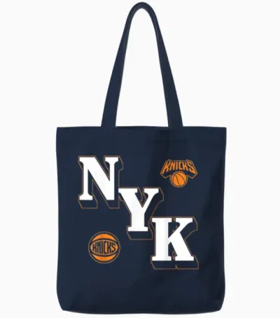 Nba - New York Knicks Logo Coudé Tote Bags - Navy