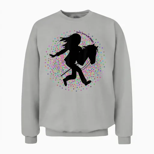 Hobby Horse- Hobbyhorse- Hobby Horsing - Hobby Horse Leisure T-Shirt, Black, S Unisex Sweatshirt - Ash