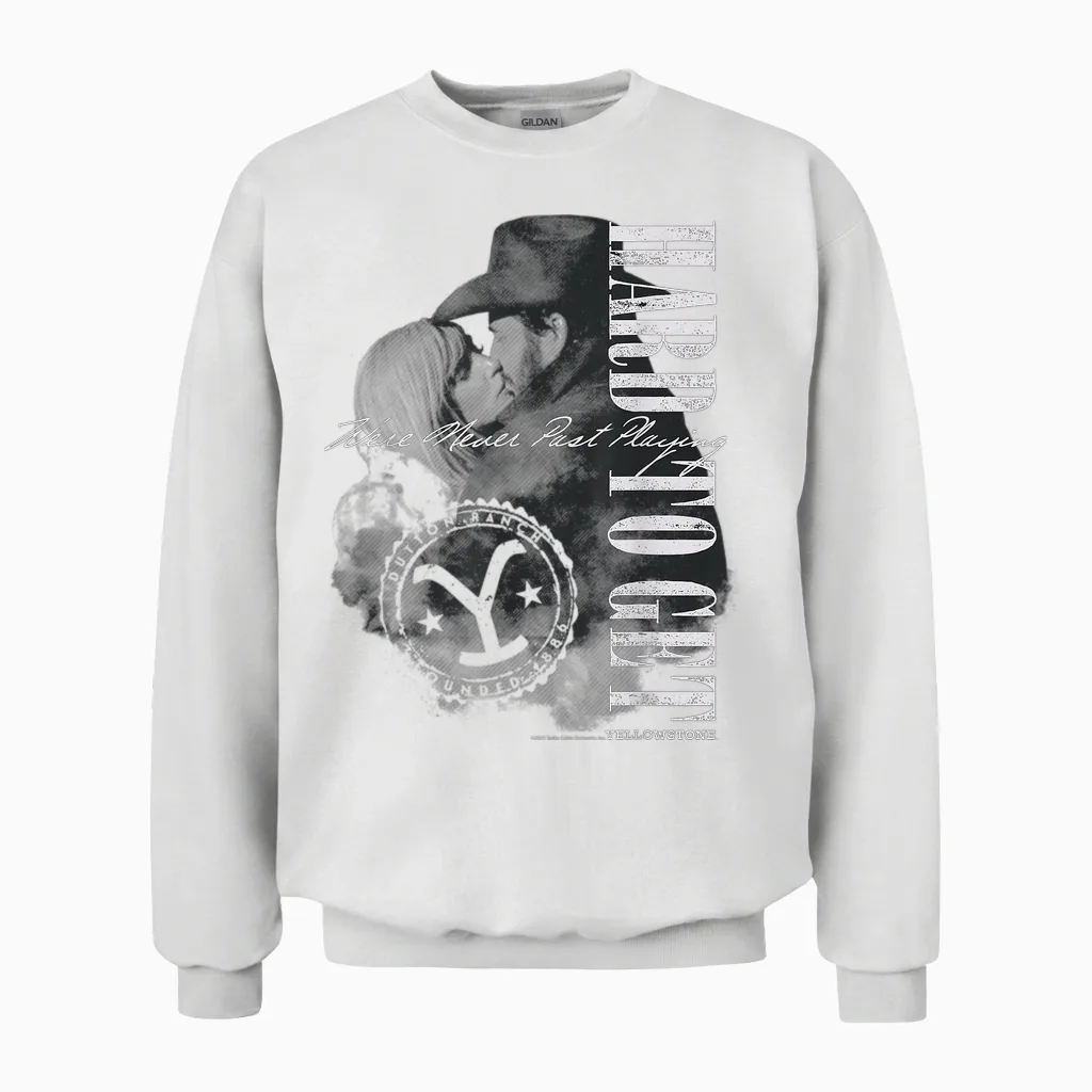 Yellowstone Schwer Zu Bekommen Rip Wheeler Beth Dutton Unisex Sweatshirt in White